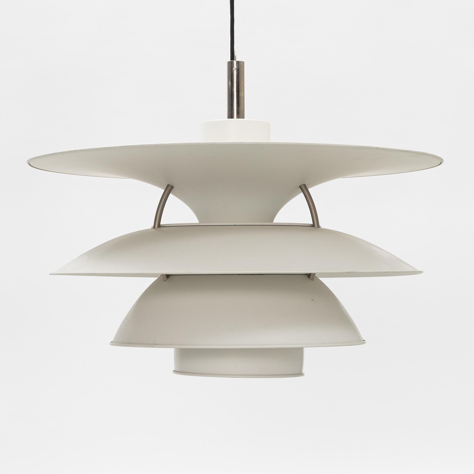 Poul Henningsen, a 'Charlottenborg PH 6 ½-6' ceiling lamp, Louis Poulsen, Denmark.