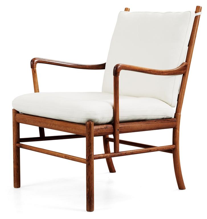 OLE WANSCHER, fåtölj, "Colonial Chair", PJ 149, Poul Jeppesen, Danmark.
