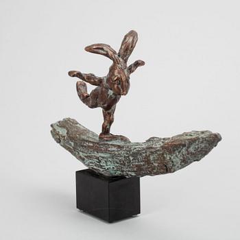 YVONNE VISSER, skulptur, brons, monogramsignerad och numrerad 1/8.