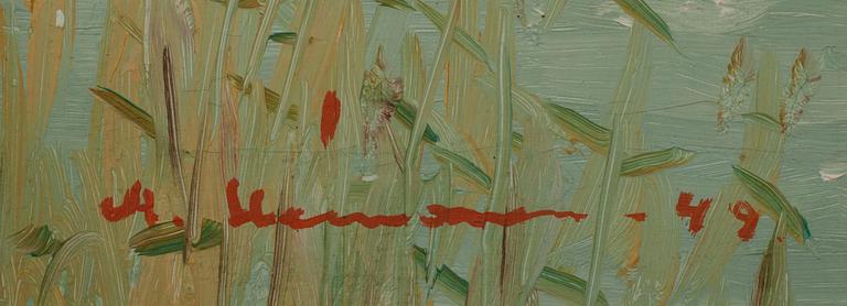 AARRE ULJAS HEINONEN (FINLAND), olja på duk, sign och dat. -49.