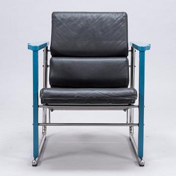 YRJÖ KUKKAPURO, A 1980s 'Experiment' lounge chair for Avarte, Finland.