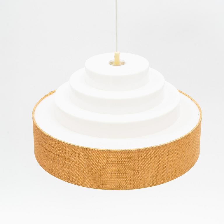 An acrylic 'Cylindrus Arkitektura' ceiling light, Luxus, Vittsjö.