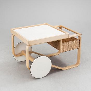 ALVAR AALTO, a model 900 birch tea trolley from Artek, Finland.