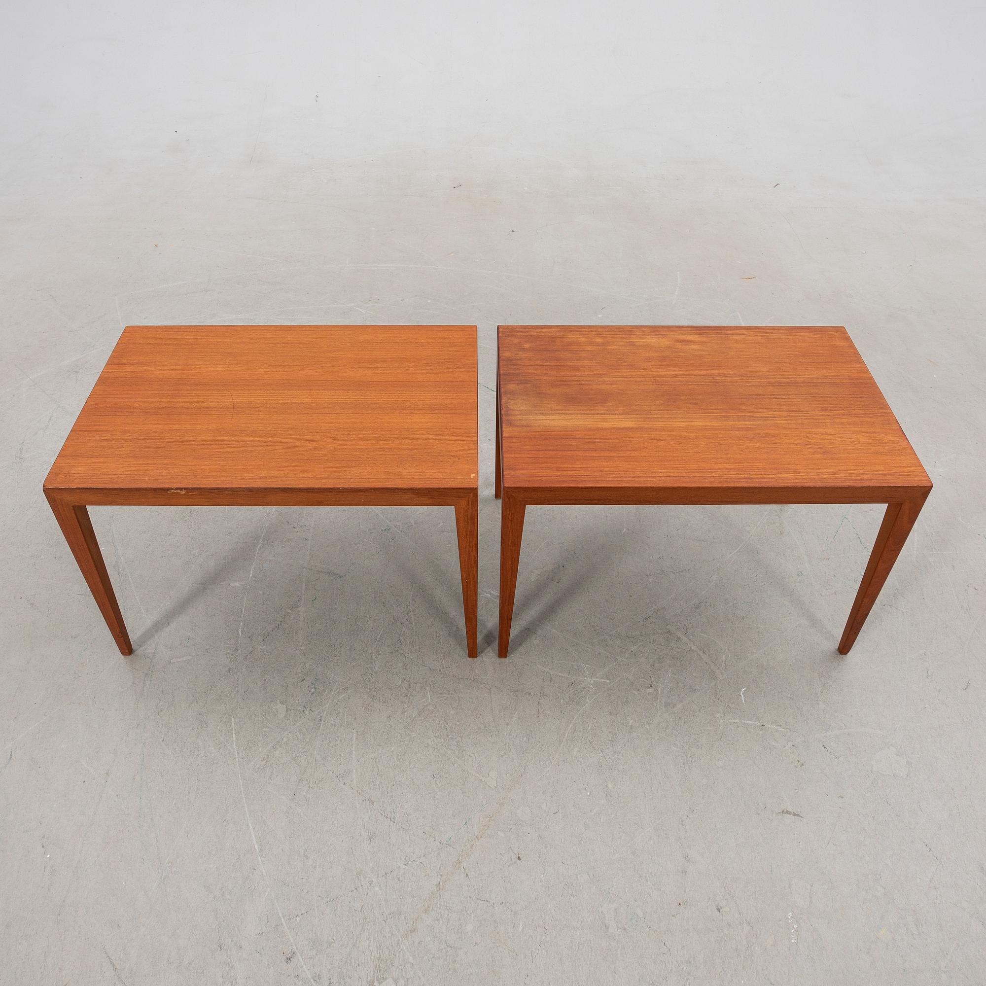 Severin Hansen, bord, ett par, Haslev, 1950/1960-tal, Danmark.