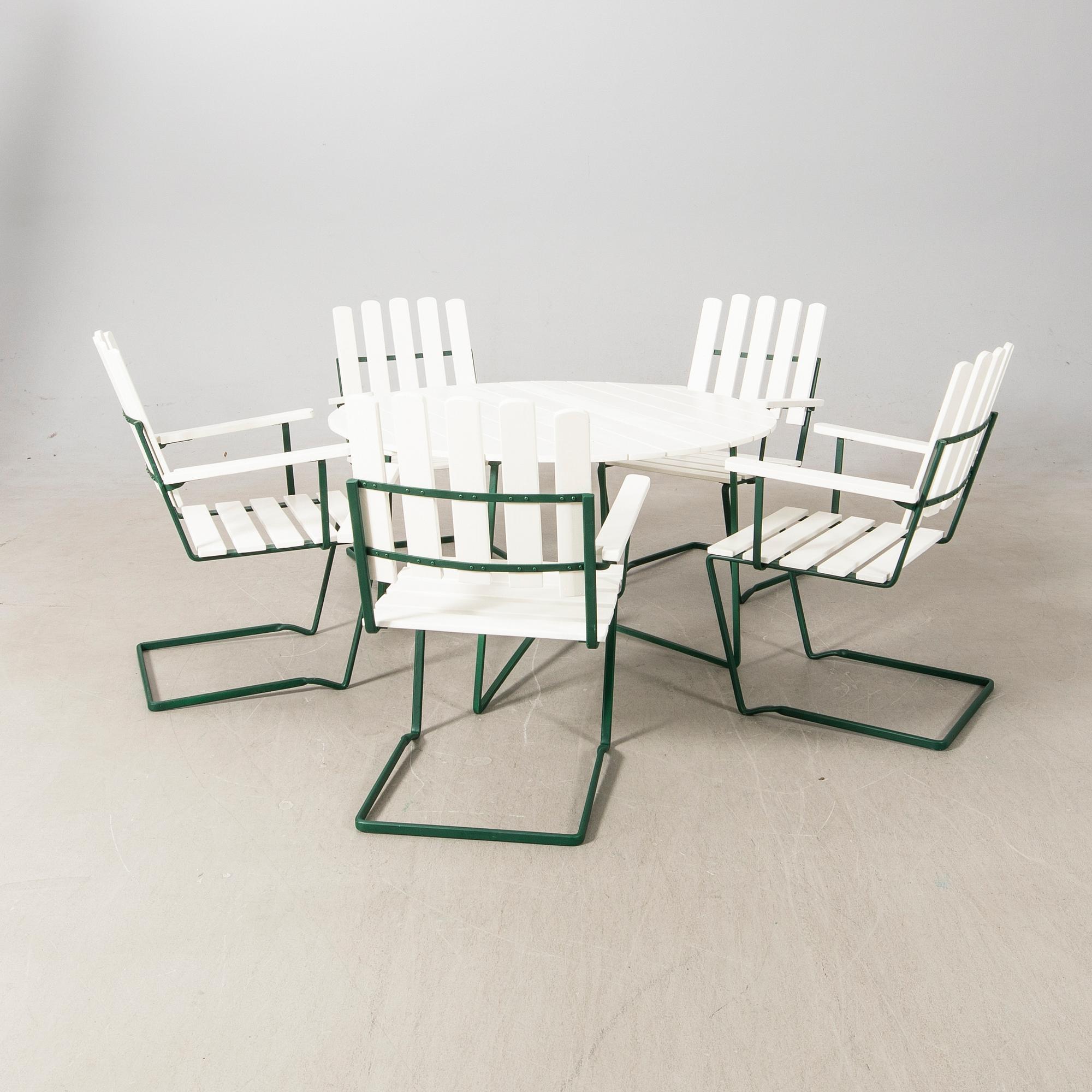 Arthur Lindqvist, trädgårdsgrupp 6 dlr, modell 9A och modell 2A, Grythyttan 1900-tal.