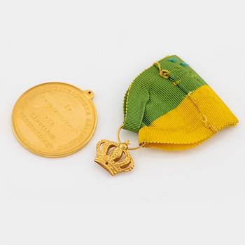 A Swedish gold medal, Kungliga Patriotiska Sällskapet 1951.