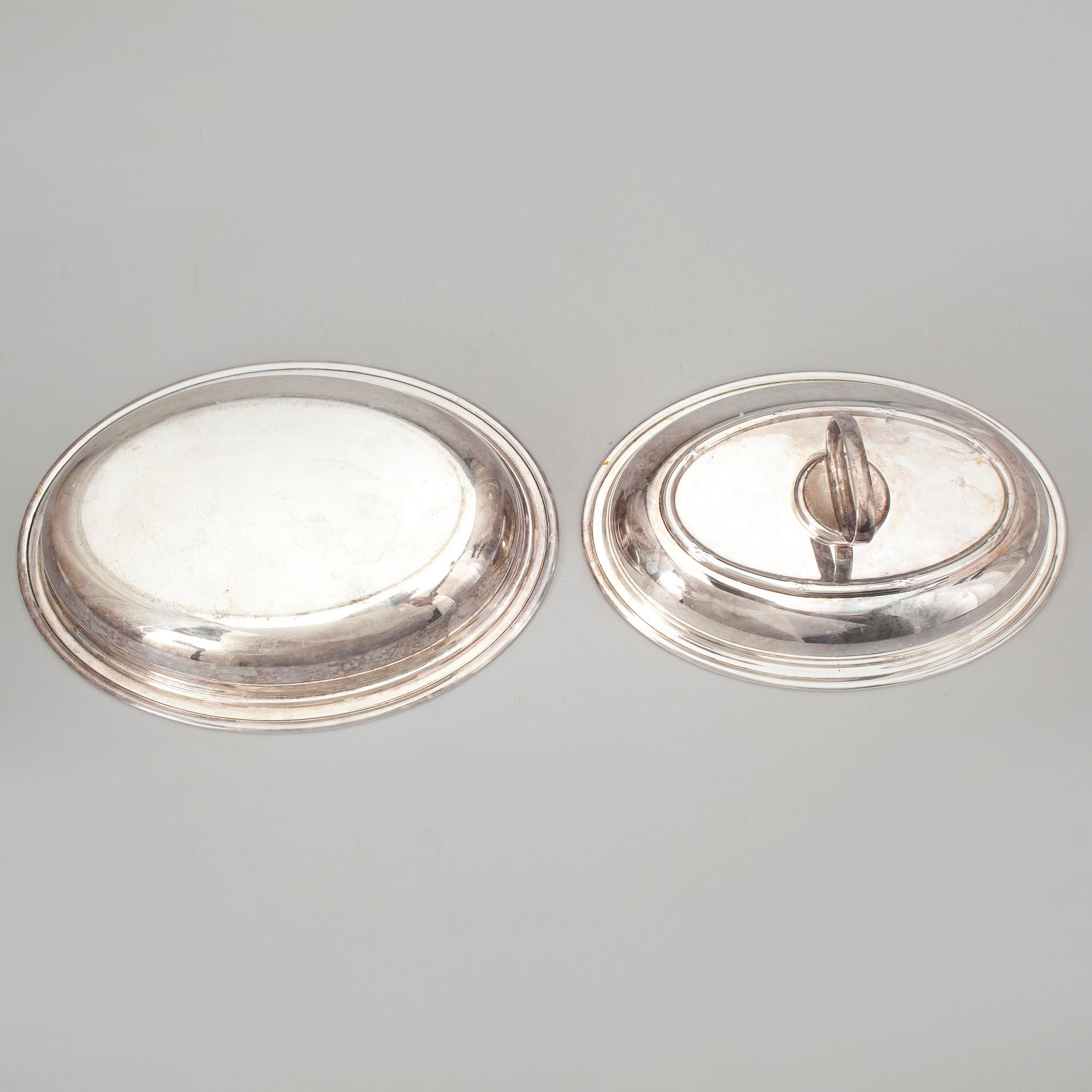 KAROTT med LOCK, nysilver. 1900-tal.