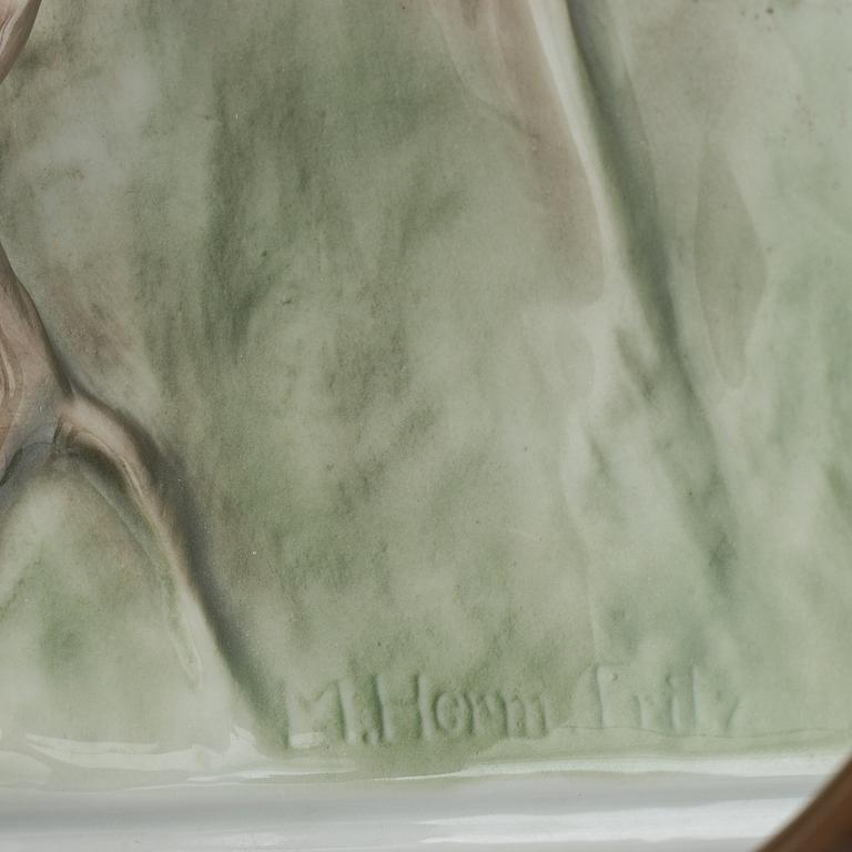 Max Hermann Fritz, a porcelain figure of deer, Rosental, Germany.