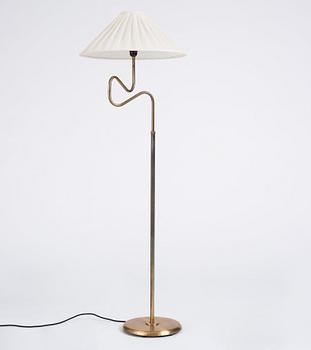 Harald Notini, a floor lamp, model '15413', Arvid Böhlmarks Lampfabrik, Sweden, 1940-50s.