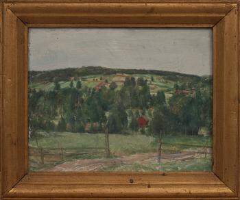 REINHOLD VON ROSEN, 2 st. olja på pannå. Signerade.