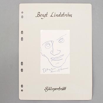 BENGT LINDSTRÖM, teckning, sign.