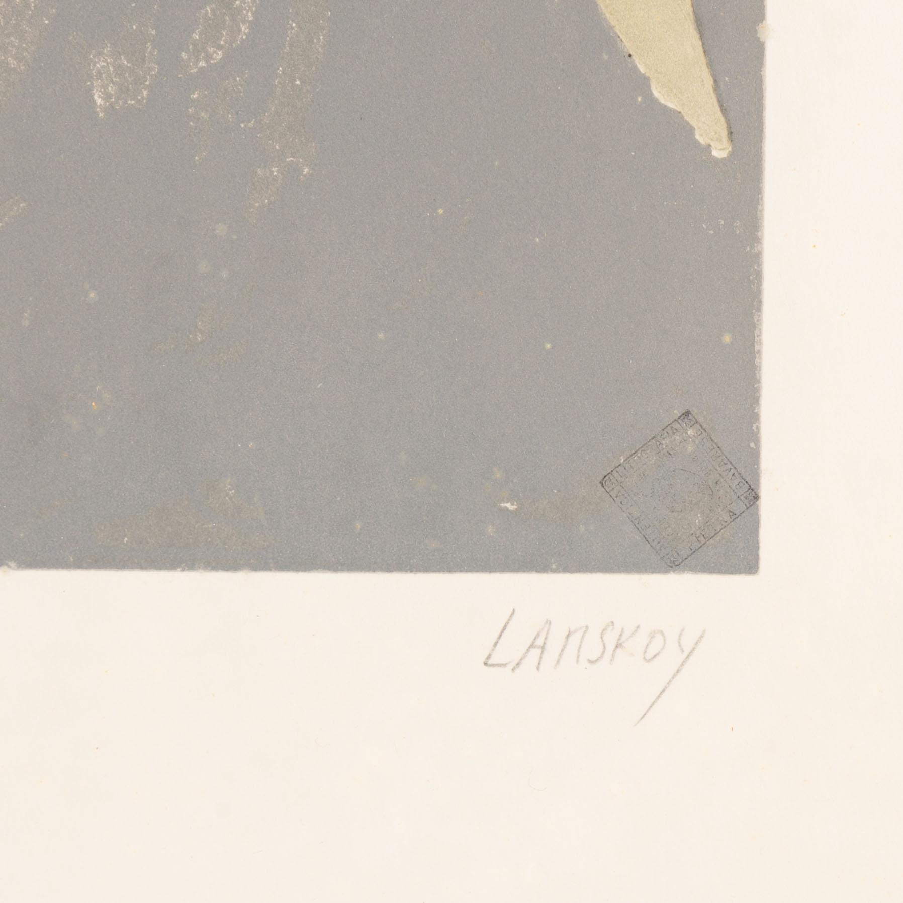 André Lanskoy, lithograph in colours, signed 54/100.