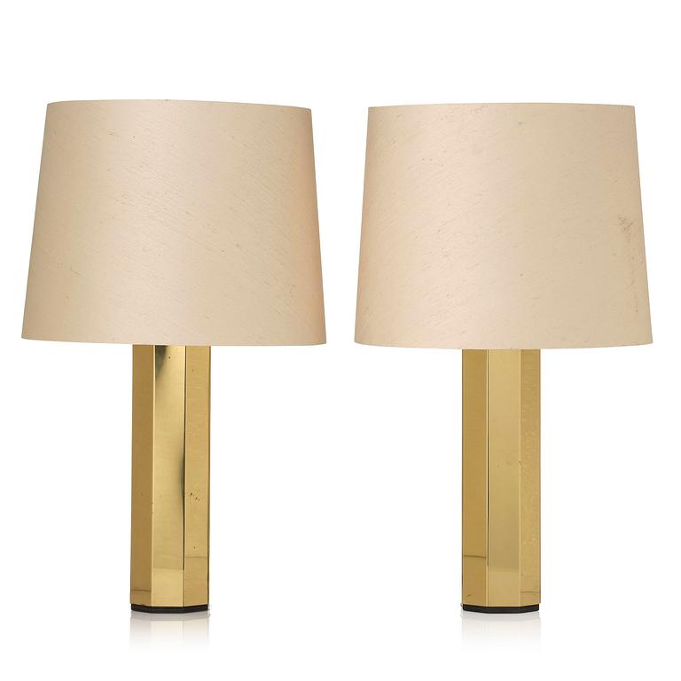 Hans-Agne Jakobsson, a pair of table lamps model B 203/36, Hans-Agne Jakobsson AB, Markaryd, 1960s-70s.