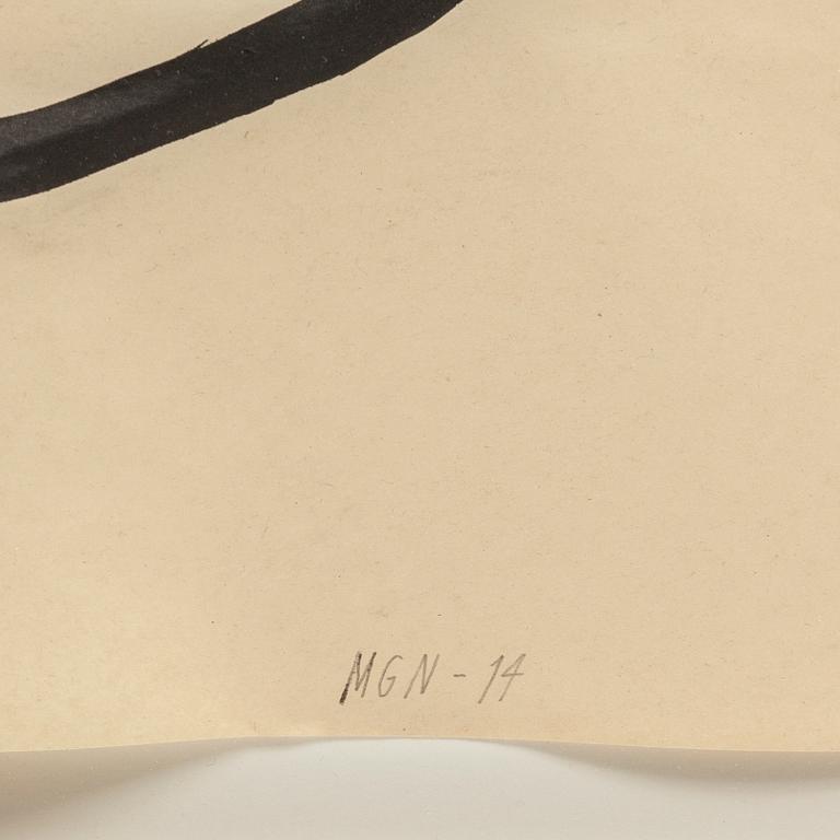 Malin Gabriella Nordin, ink on paper signed and dated -14.