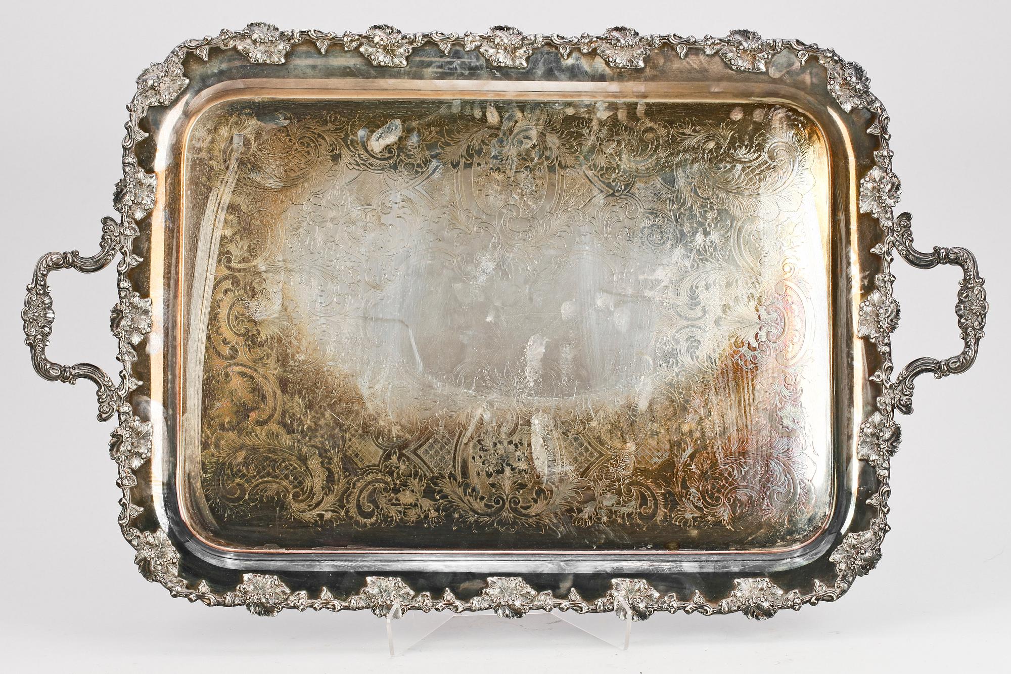 BRICKA, nysilver, rokokostil, 1900-tal.