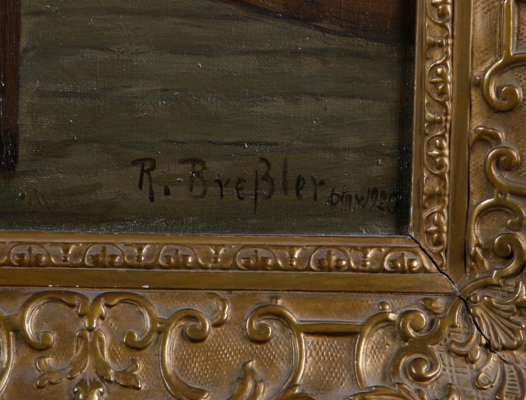 BRESSLER, REINHOLD, olja på duk, sign.