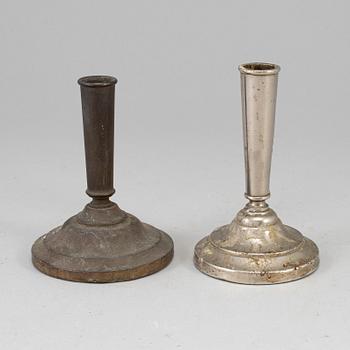 Two metal umbrella stands, first half of the 20th century.