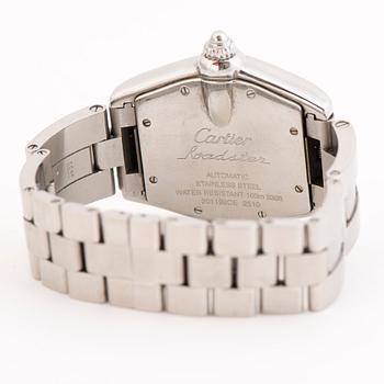 CARTIER, Roadster, armbandsur, 37 x 35 (44) mm.