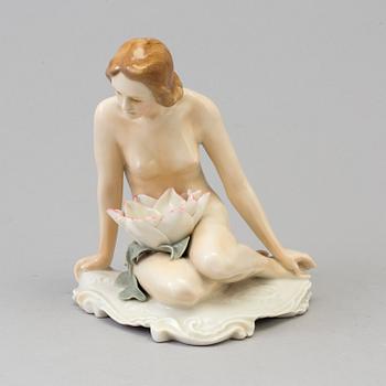 A Karl Ens porcelain figurine, Germany, mid 20th century.