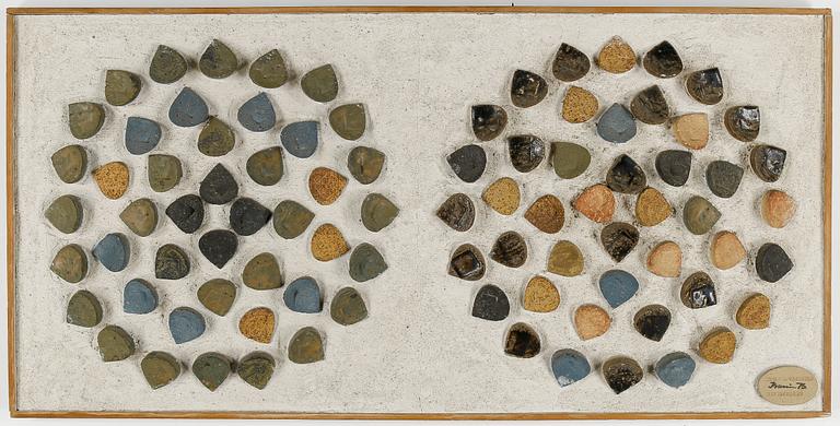 KARIN BJÖRQVIST, väggskulptur. Signerad.