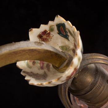 An early 1900s ceiling light.