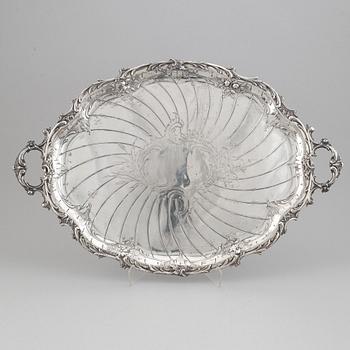 A German rococo style silver tea- and coffee service.