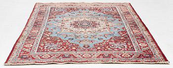 Rug, Meshed, Old, approx. 270 x 202 cm.