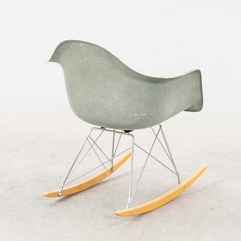 Charles and Ray Eames, rocking chair, "Eames Plastic Armchair RAR", stamped 1957.