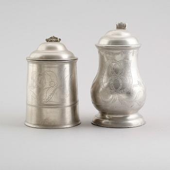 STOP, 2 st, tenn, 1800-talets första hälft.