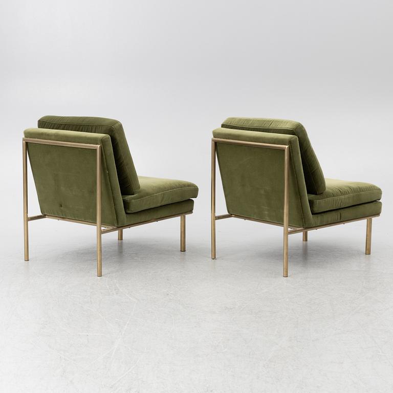 A pair of 'April' armchairs, Newport.