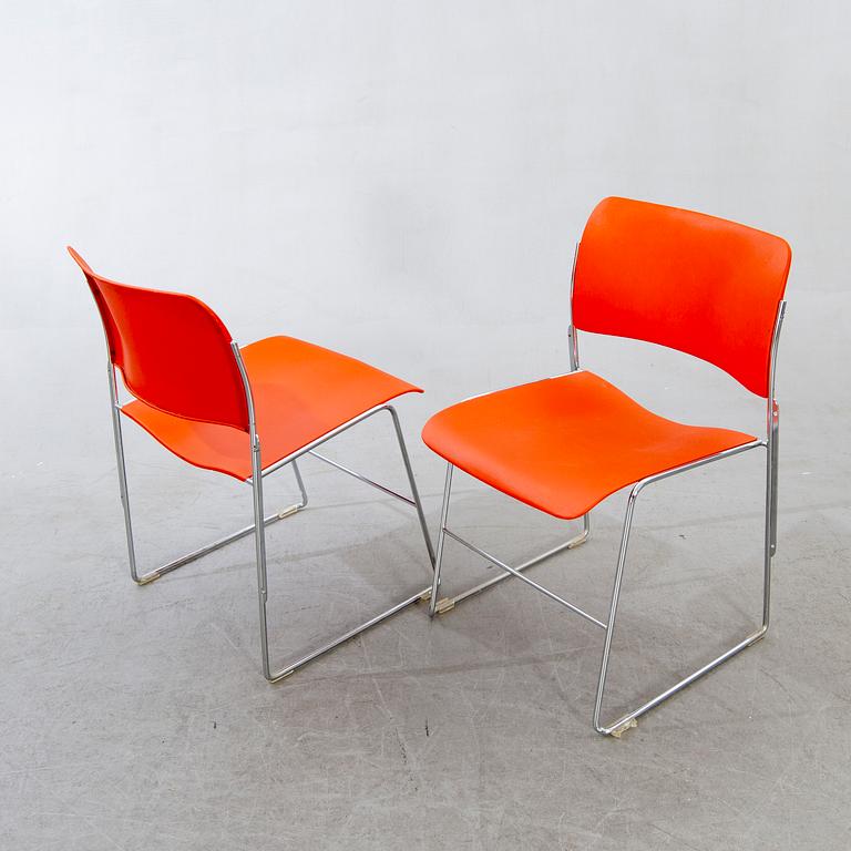 David Rowland, a set of six "40/4" chairs later part of the 20th century.