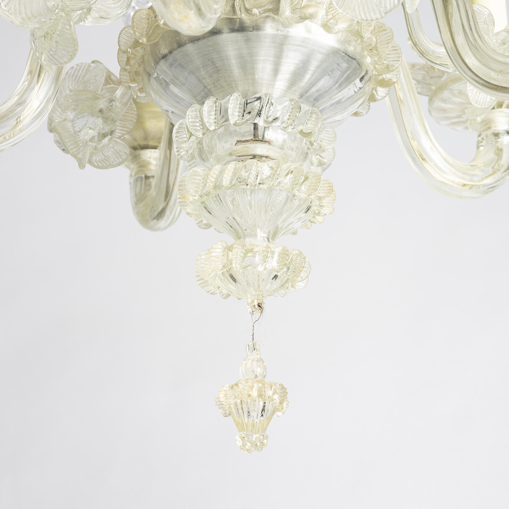 A Venetian type chandelier, mid-20th century.