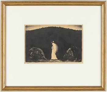 JOHN BAUER, 10 litografier, ur sviten "Troll", osignerade.