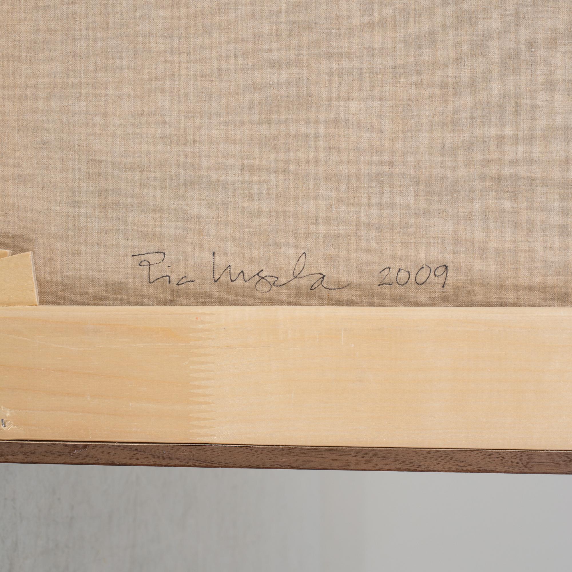 PIA INGELSE, olja på duk, signerad.