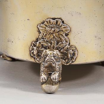 DRYCKESKANNA, silver, Conrad Gadd, Kristianstad 1748.