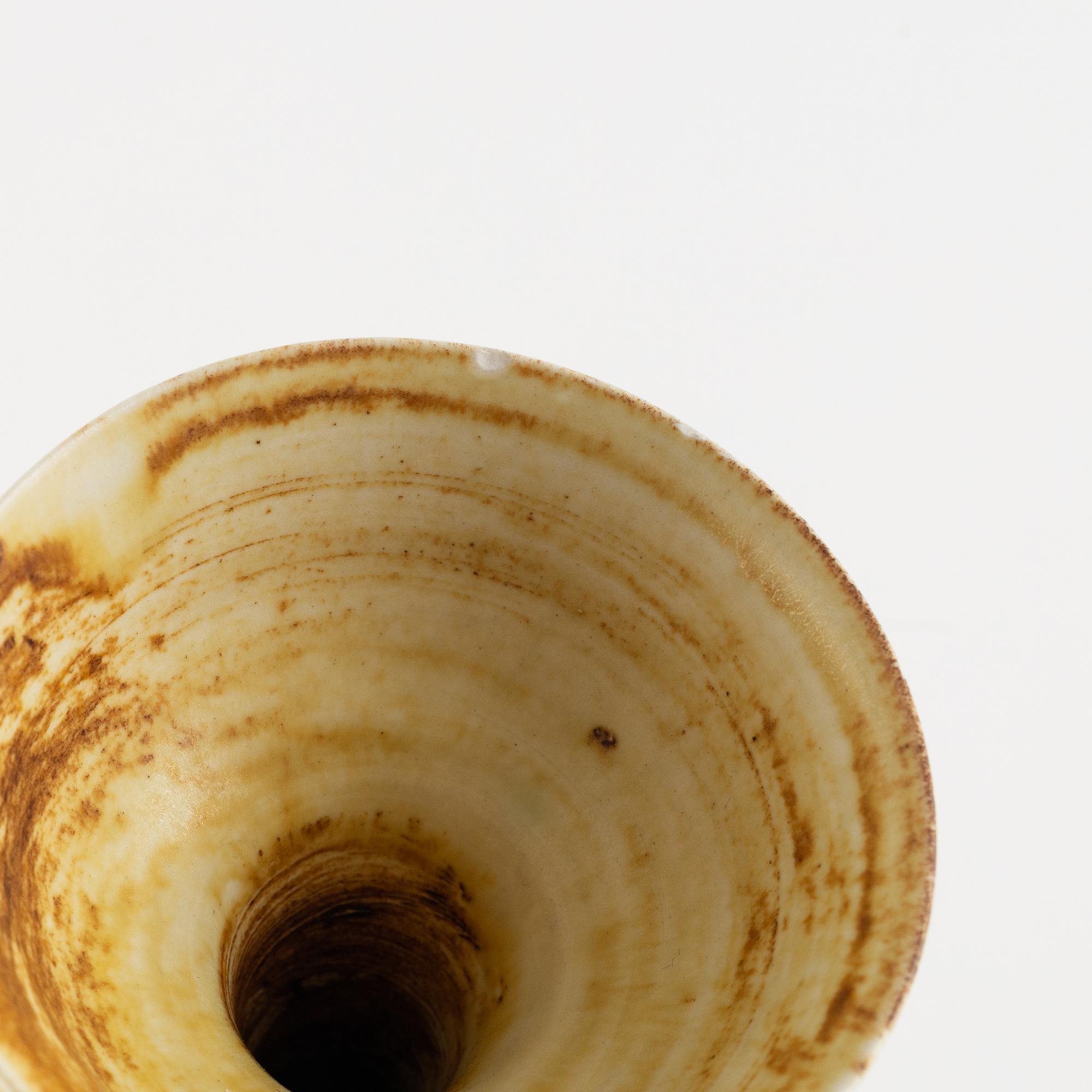 Anders Bruno Liljefors, a stoneware vase, Gustavsberg Studio, Sweden.