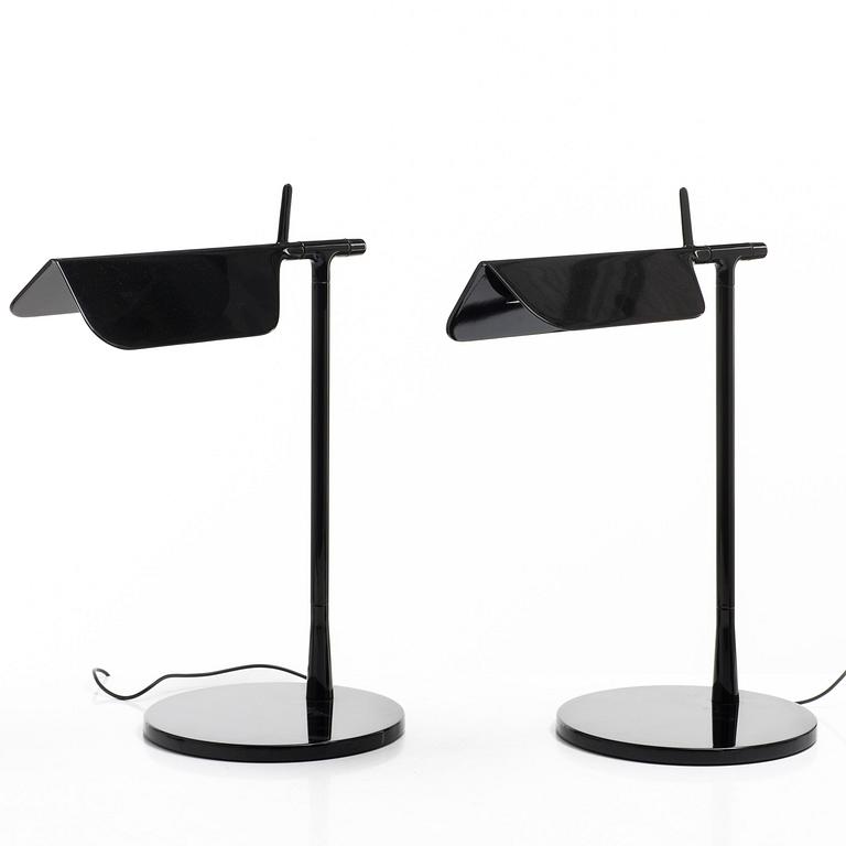 Table lamps, a pair, "Tab T", Flos.