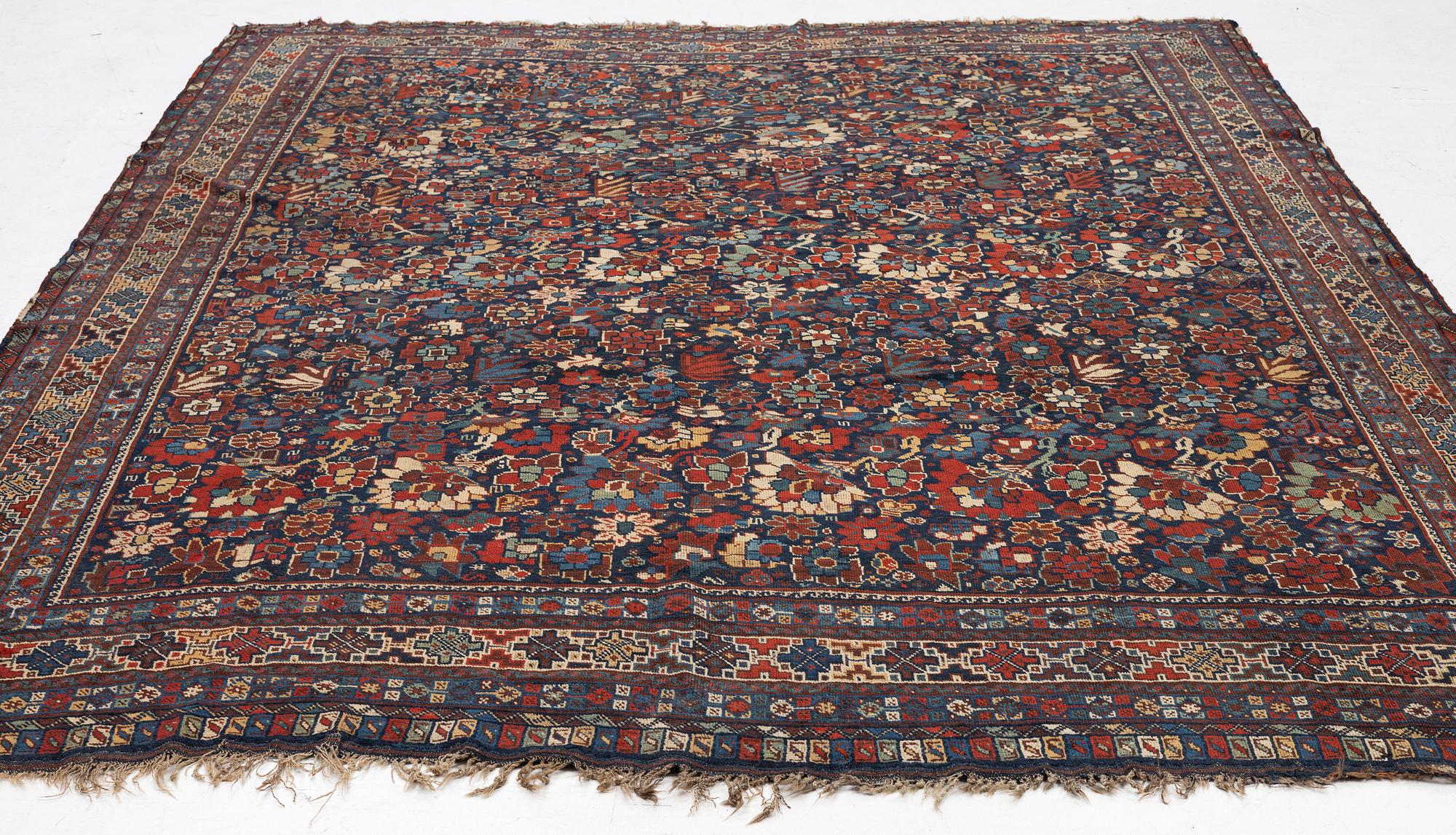 Matta, antik Shiraz/Khamseh, ca 305 x 230 cm.