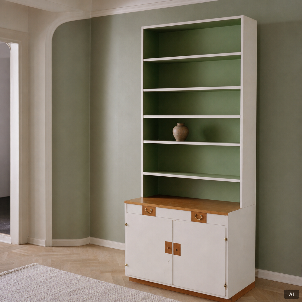 Josef Frank, A bookcase, model B2255, Firma Svenskt Tenn, prior to 1985.