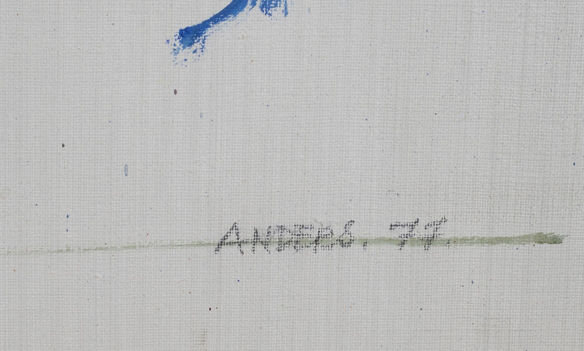 Anders Widoff. Olja på duk, signerad o daterad 1977.