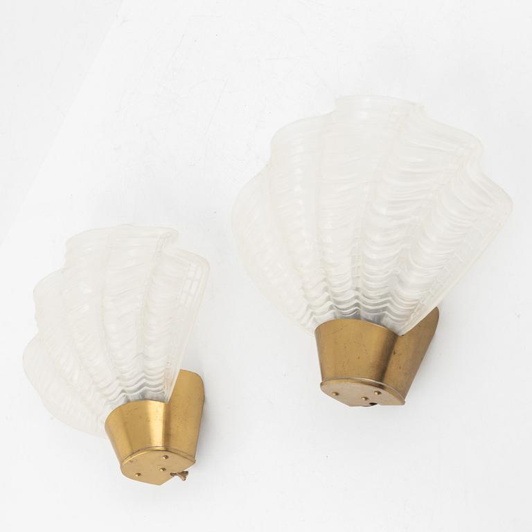 A pair of wall lamps, ASEA, 1940s.