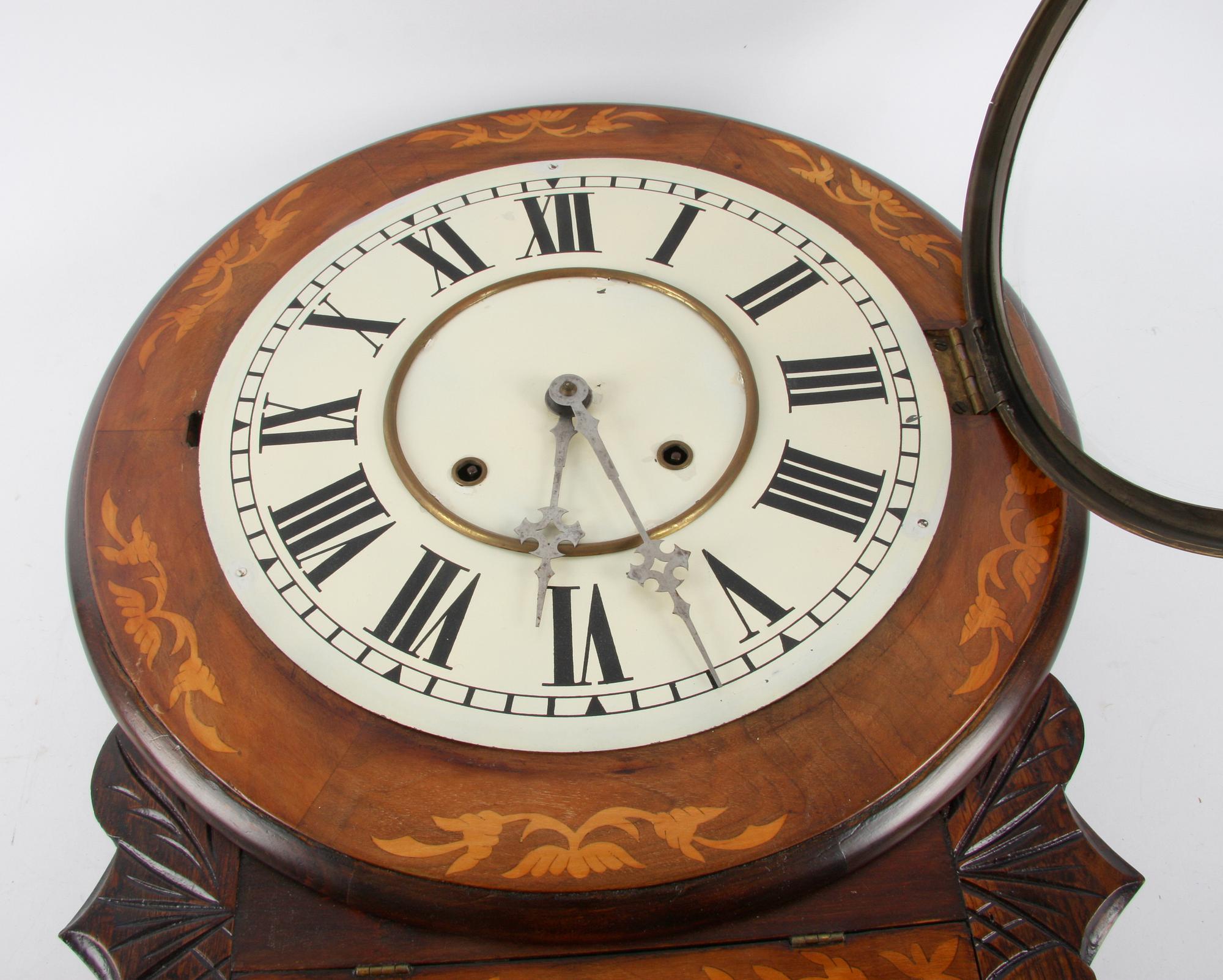 VÄGGPENDYL, sk. droppur, omkring 1900.