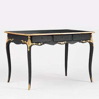 A Swedish rococo desk by C. W. Hein (master in Stockholm 1755-83).