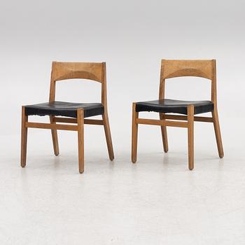 John Vedel-Rieper, six chairs, Denmark, second half of the 20th century.