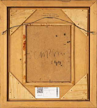 Christer Strömholm, olja på pannå, signerad och daterad -44.