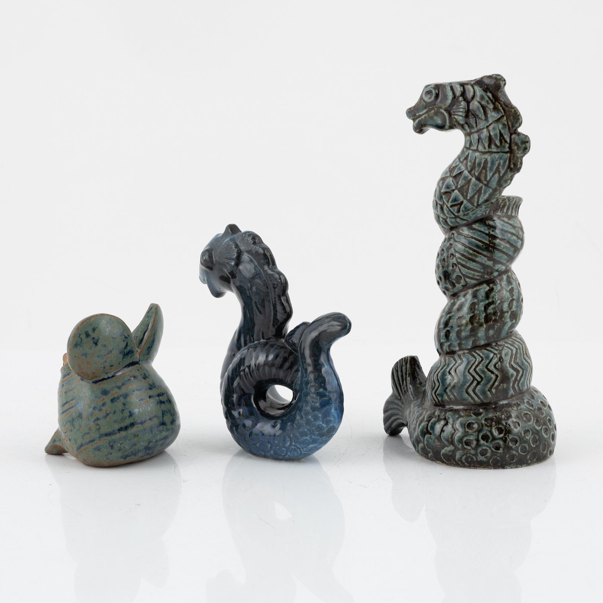 Lisa Larson, parti om tolv figuriner , Gustavsberg.