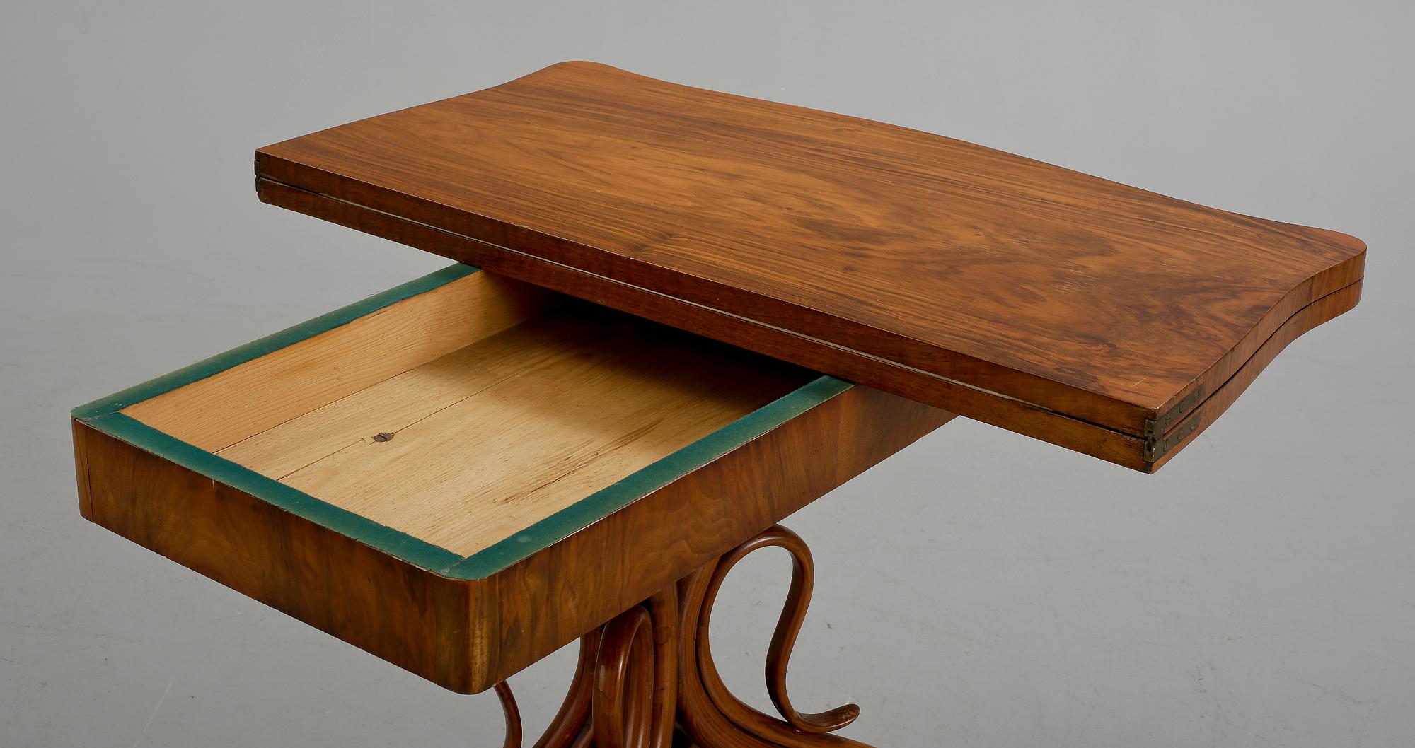 SPELBORD, "Spieltisch Nr. 3", Thonet, omkring år 1900.