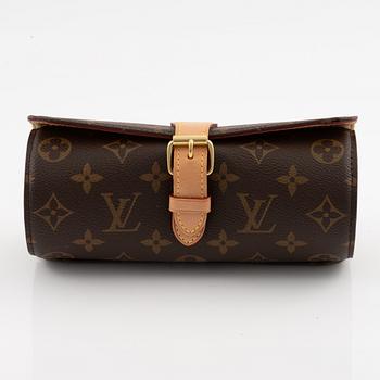 Louis Vuitton, klocketui, "3 Watch Case", 20 x 8 x 8 cm.