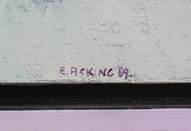 EVA ACKING, olja på duk, signerad och daterad 89.