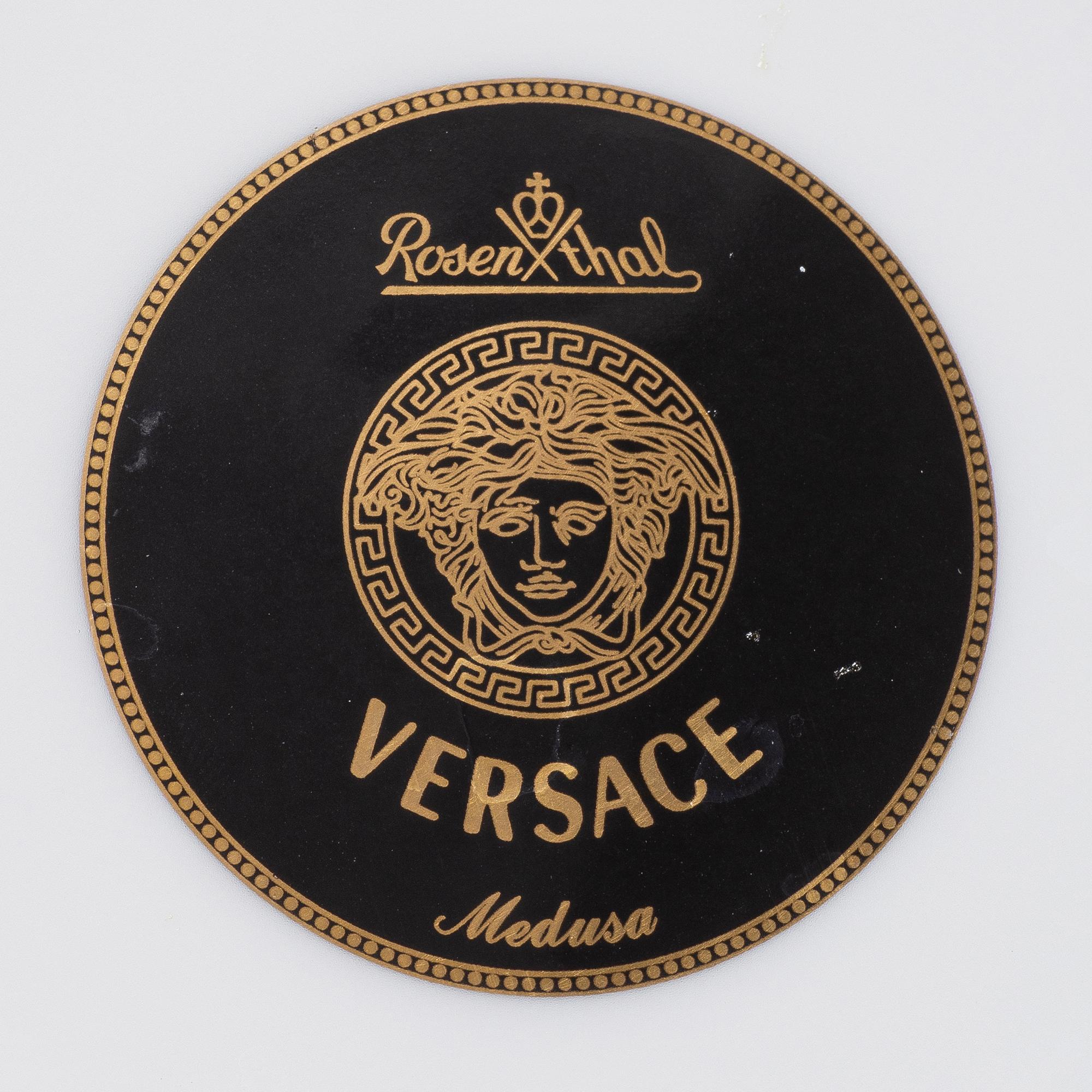 Versace, a 117 piece dinner service, "Medusa", Rosenthal, Germany.
